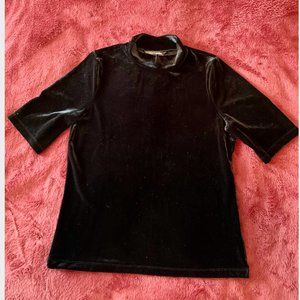 Banana Republic Black Velvet Top